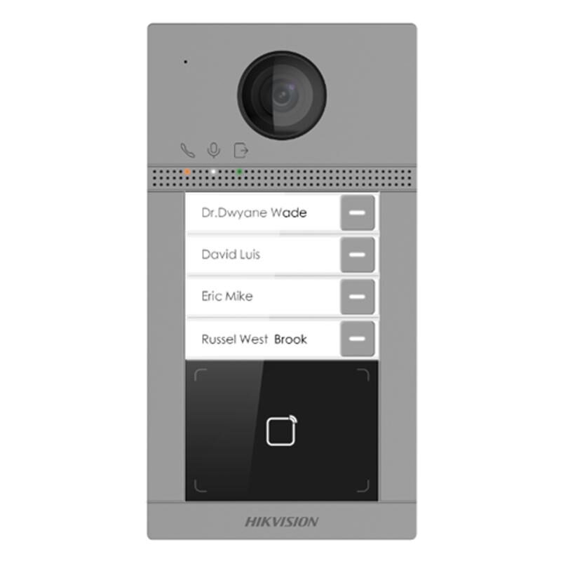 3 DS-KV8413-WME1 4 Button Metal Villa Door Station - Image 1